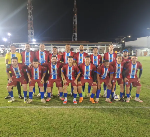 Foto dos times — OLÍMPIO 2ª COPA GOSPEL FUT 7 2026 — Vida Na Palavra A x ADCN FC — Caldas Novas (GO)